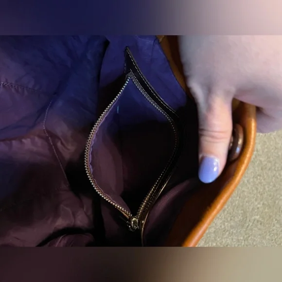 Neiman Marcus Tan Buckle Faux Leather Tote Bag - Picture 4 of 11